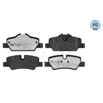 Jeu de 4 plaquettes de frein arrière MEYLE OEM 6861641