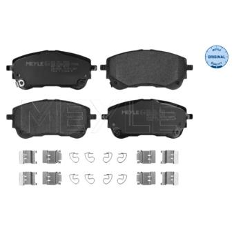 Jeu de 4 plaquettes de frein avant MEYLE [025 261 4920]