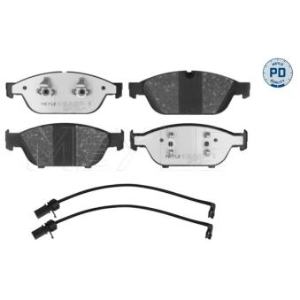 Jeu de 4 plaquettes de frein avant MEYLE OEM 4G0698151B