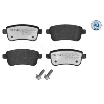 Jeu de 4 plaquettes de frein avant MEYLE OEM 4406000Q3C
