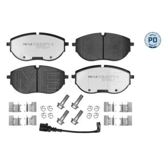 Jeu de 4 plaquettes de frein avant MEYLE OEM 7LA698151C