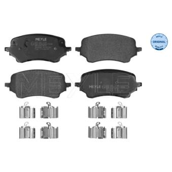 Jeu de 4 plaquettes de frein avant MEYLE OEM KTL1TC2K021AC