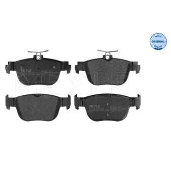 Jeu de 4 plaquettes de frein avant MEYLE 025 263 0316 pour CADILLAC CTS 1.0 TSI e-TEC - 110cv