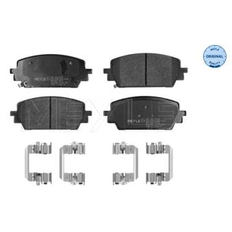 Jeu de 4 plaquettes de frein avant MEYLE 025 264 6518 pour TOYOTA DYNA 2,5 MPI AWD - 180cv