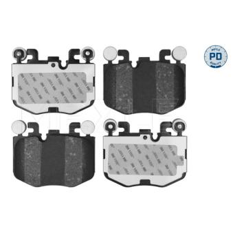 Jeu de 4 plaquettes de frein avant MEYLE OEM 34108844368