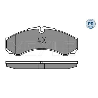 Jeu de 4 plaquettes de frein avant MEYLE OEM 42470835