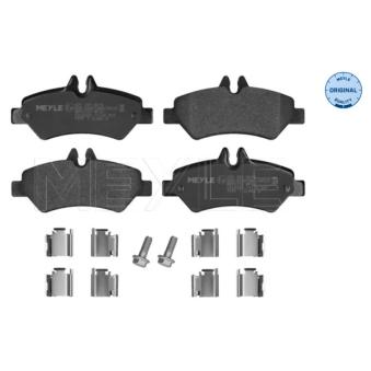 Jeu de 4 plaquettes de frein arrière MEYLE OEM A0044206920