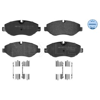 Jeu de 4 plaquettes de frein avant MEYLE OEM A9104204000