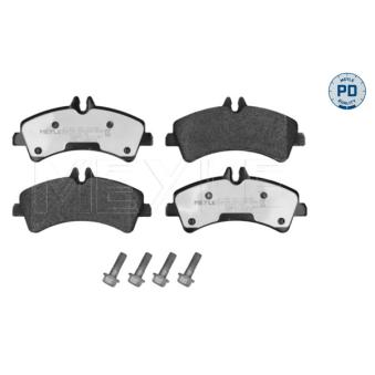 Jeu de 4 plaquettes de frein avant MEYLE [025 292 1720/PD]