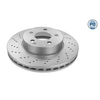 Jeu de 2 disques de frein avant MEYLE OEM 2044210912