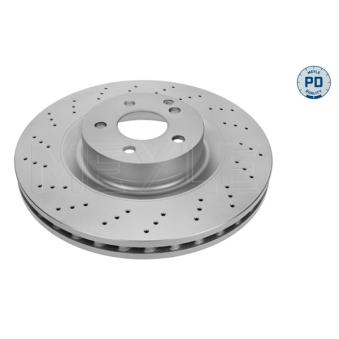 Jeu de 2 disques de frein arrière MEYLE OEM A2214211112