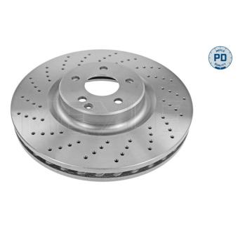 Jeu de 2 disques de frein avant MEYLE OEM 2214211812