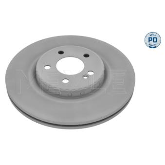 Jeu de 2 disques de frein arrière MEYLE 083 523 1006/PD