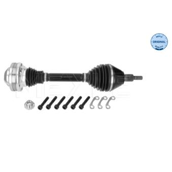 Arbre de transmission avant gauche MEYLE 100 498 0809 pour AUDI A1 1.6 TDI - 115cv