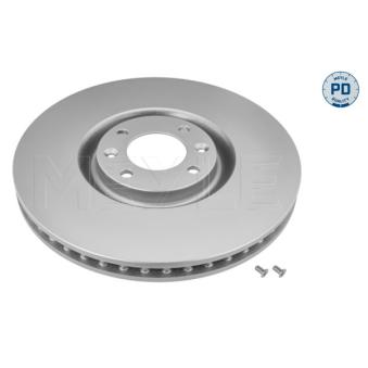 Jeu de 2 disques de frein avant MEYLE OEM 1611841480