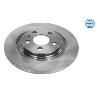 Jeu de 2 disques de frein arrière MEYLE 11-15 523 0011 pour FIAT LINEA 2.0 HDi - 110cv