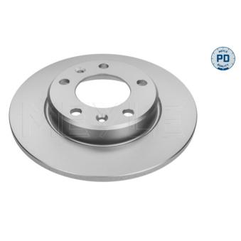 Jeu de 2 disques de frein arrière MEYLE OEM 1610761980