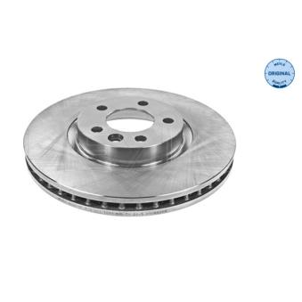 Jeu de 2 disques de frein avant MEYLE OEM 7H0615301E