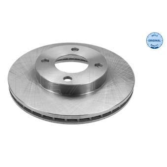 Jeu de 2 disques de frein avant MEYLE 115 521 1003