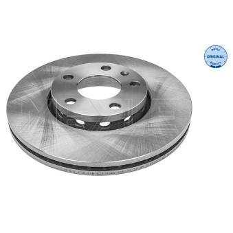 Jeu de 2 disques de frein avant MEYLE OEM 4A0615301D