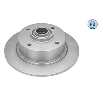 Jeu de 2 disques de frein avant MEYLE [115 521 1124/PD]