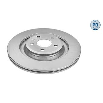 Jeu de 2 disques de frein arrière MEYLE OEM 8K0615601C