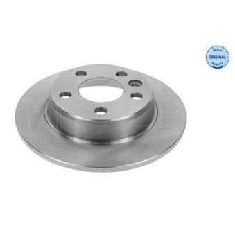 Jeu de 2 disques de frein arrière MEYLE 115 523 0014 pour FIAT STILO 1.9 TDI - 110cv