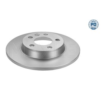 Jeu de 2 disques de frein arrière MEYLE OEM 7D0615601