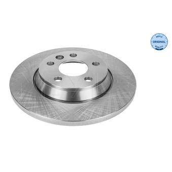 Jeu de 2 disques de frein arrière MEYLE OEM 7D0615601A