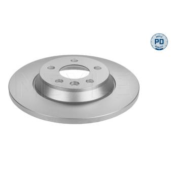 Jeu de 2 disques de frein arrière MEYLE OEM 7D0615601A