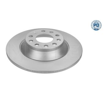 Jeu de 2 disques de frein arrière MEYLE OEM 4F0615601E
