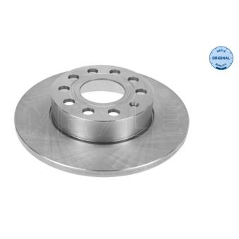 Jeu de 2 disques de frein arrière MEYLE OEM 1K0615601AC