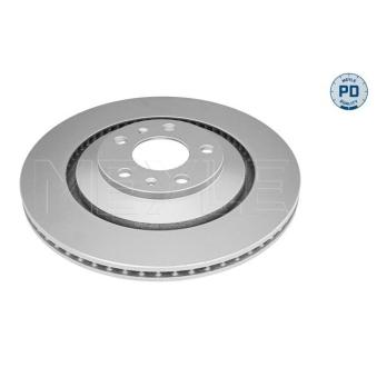 Jeu de 2 disques de frein arrière MEYLE OEM 3D0615601