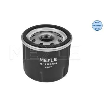 Filtre à huile MEYLE 16-14 322 0008