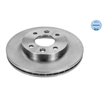 Jeu de 2 disques de frein avant MEYLE 16-15 521 0037 pour AUSTIN MINI 1.6 e - 90cv
