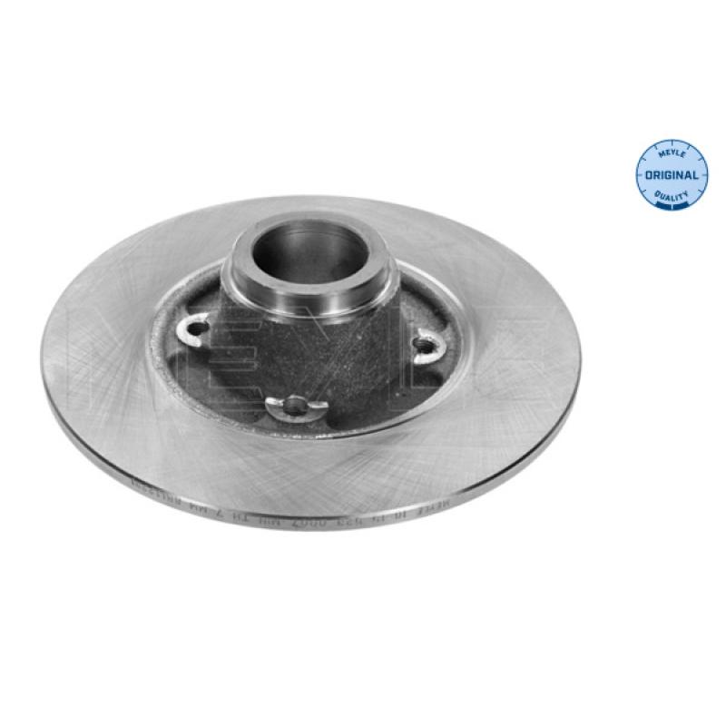 Jeu de 2 disques de frein arrière MEYLE 16-15 523 0007 - Visuel 1
