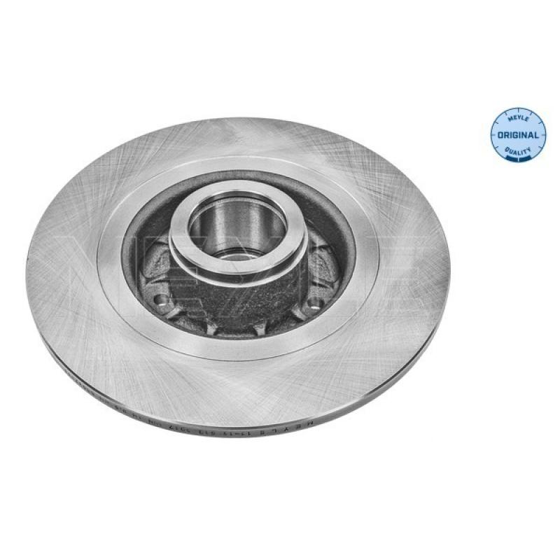 Jeu de 2 disques de frein arrière MEYLE 16-15 523 0017 - Visuel 1