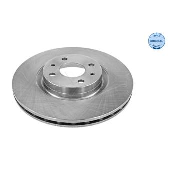 Jeu de 2 disques de frein avant MEYLE 215 521 2007 pour FIAT TEMPRA 1.9 JTD - 110cv
