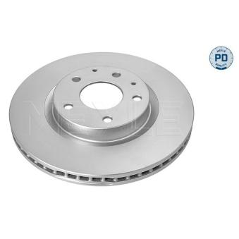 Jeu de 2 disques de frein avant MEYLE 35-83 521 0048/PD