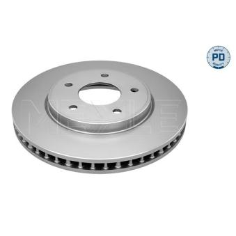 Jeu de 2 disques de frein avant MEYLE OEM D02063NA0AVA