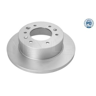 Jeu de 2 disques de frein arrière MEYLE 37-15 523 0045/PD