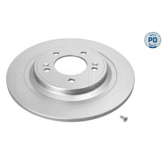 Jeu de 2 disques de frein arrière MEYLE [37-15 523 0051/PD]