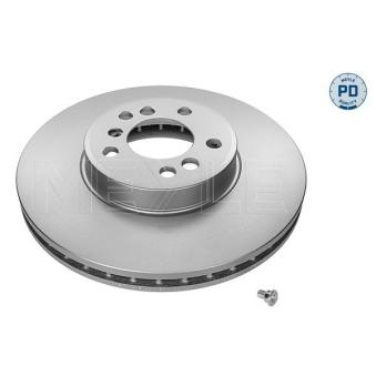 Jeu de 2 disques de frein avant MEYLE OEM 6765457