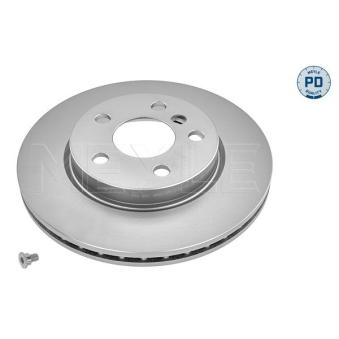 Jeu de 2 disques de frein avant MEYLE 383 521 0051/PD