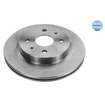 Jeu de 2 disques de frein avant MEYLE 39-15 521 0000 pour DAIHATSU COPEN 0.7 - 64cv