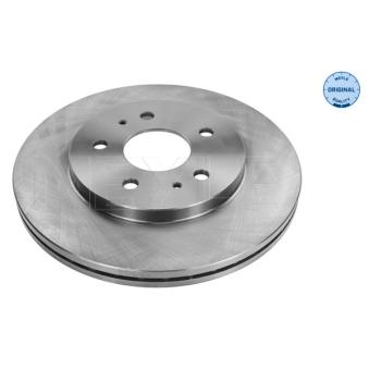 Jeu de 2 disques de frein arrière MEYLE 39-15 521 0005