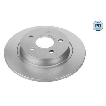 Jeu de 2 disques de frein arrière MEYLE OEM 1223566