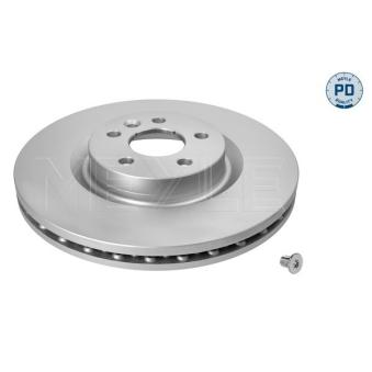 Jeu de 2 disques de frein avant MEYLE 53-83 521 0019/PD pour JAGUAR E-PACE 2.0 D - 150cv