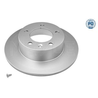 Jeu de 2 disques de frein arrière MEYLE OEM 4403045