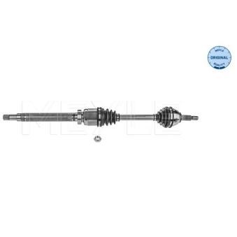 Arbre de transmission avant droit MEYLE 714 498 0035 pour RENAULT R12 1.8 TDCi - 110cv